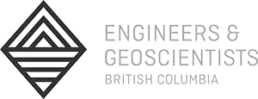 logo of Engineering Geoscience BC which construction law firm ATAC law is members of