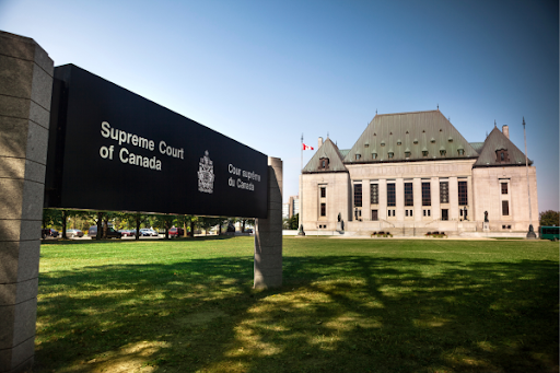 Outside The Supreme court of Canada