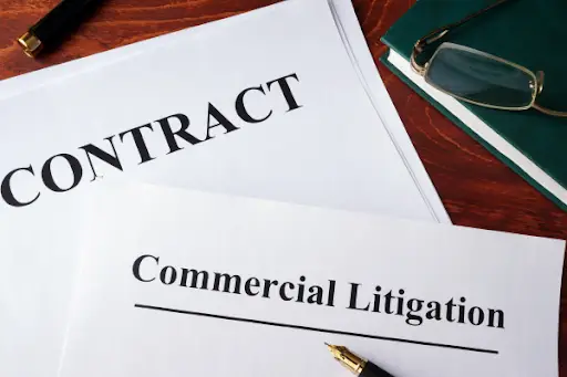 Documents containing details about a commercial litigation case