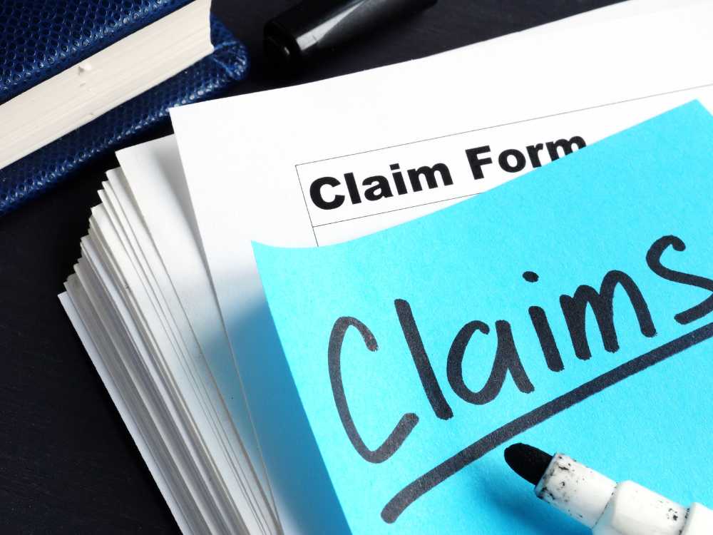 claim forms used to file for damages in small claims court