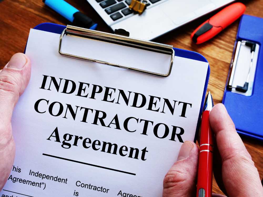 a contract between a contractor and a home owner for the work to be done
