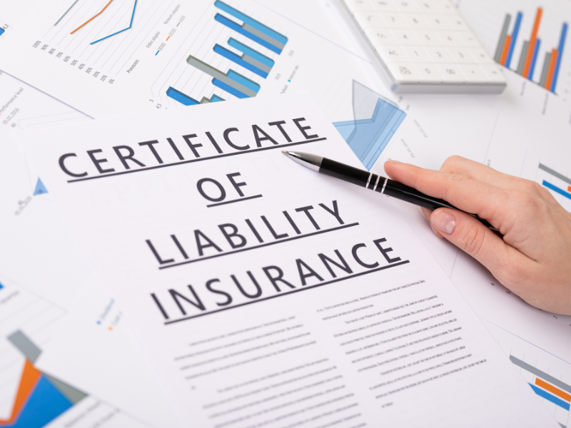 forged certificate of liability insurance provided by a fraudulent contractor