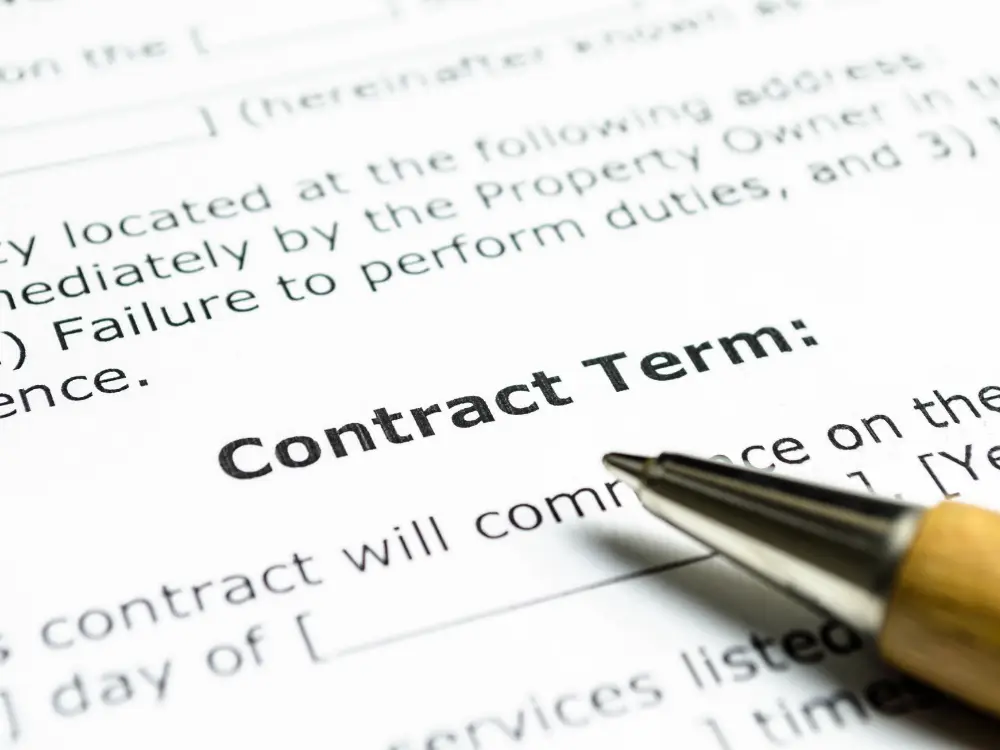 The terms of a lump sum contract for a construction project