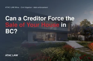 Read more about the article Can a Creditor Force the Sale of Your House in BC?