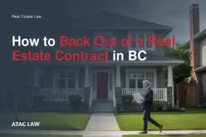 Read more about the article How to Back Out of a Real Estate Contract in BC: Your REDMA Rights to Terminate a Condo Presale