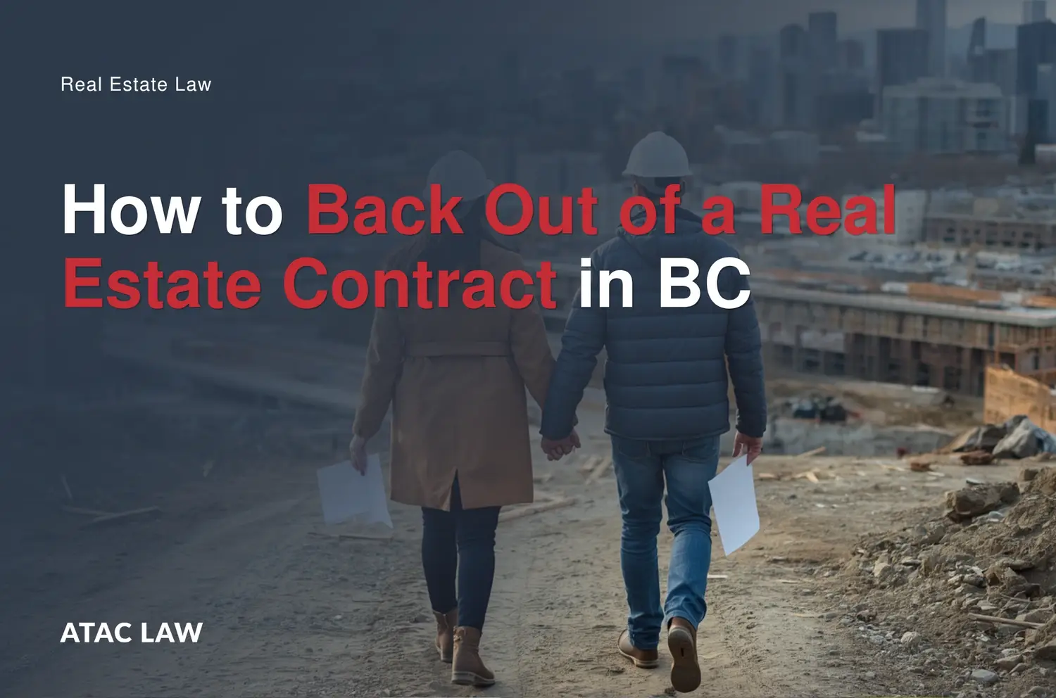 a couple backing out of their real estate contract in bc