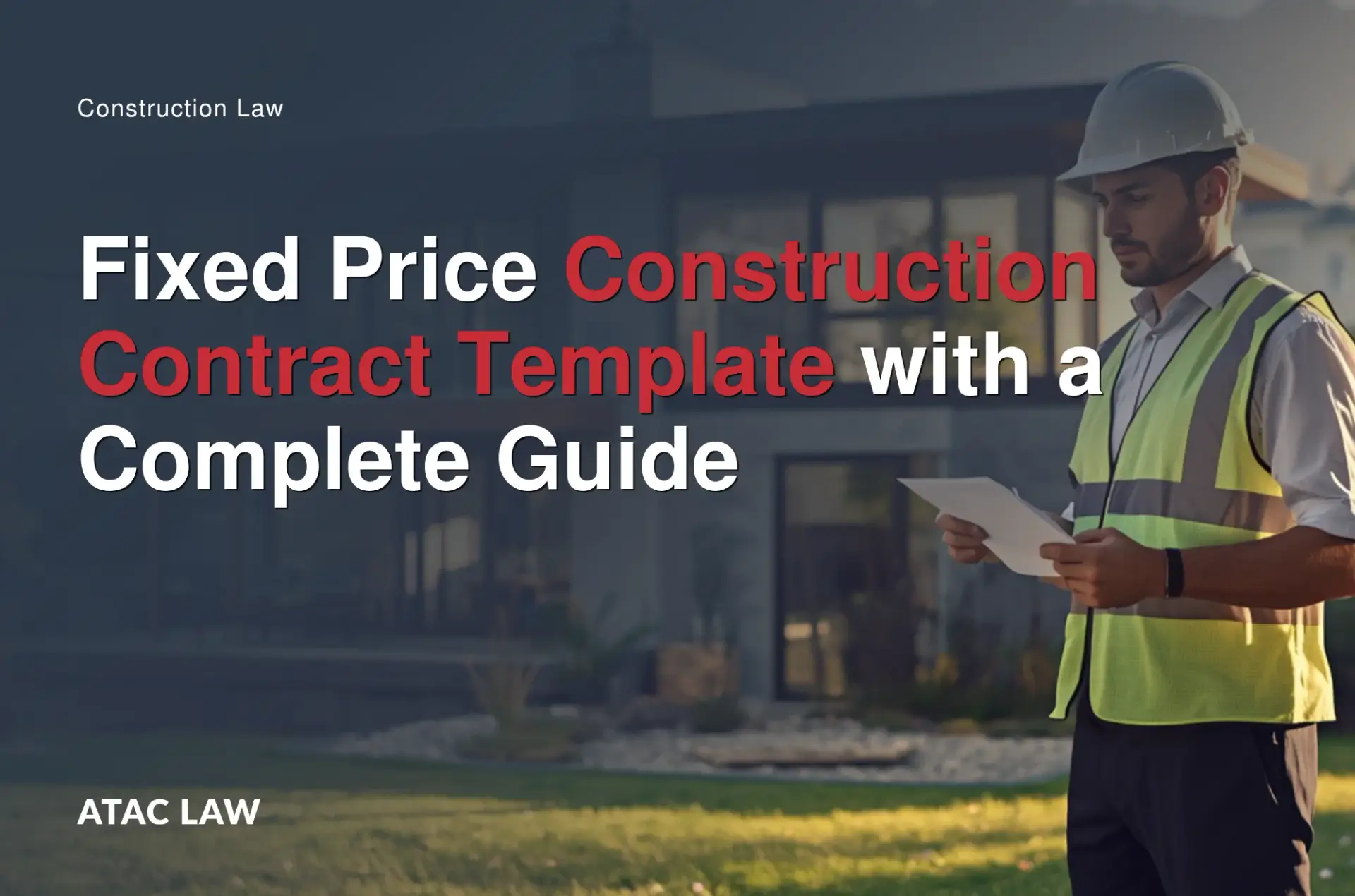fixed price construction contract template with a guide